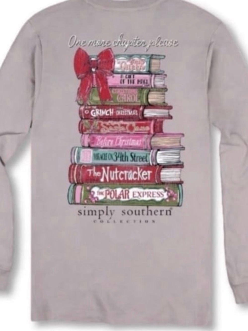New Simply Southern Holiday Christmas Nutcracker Polar Express Shirt 2XL XXL